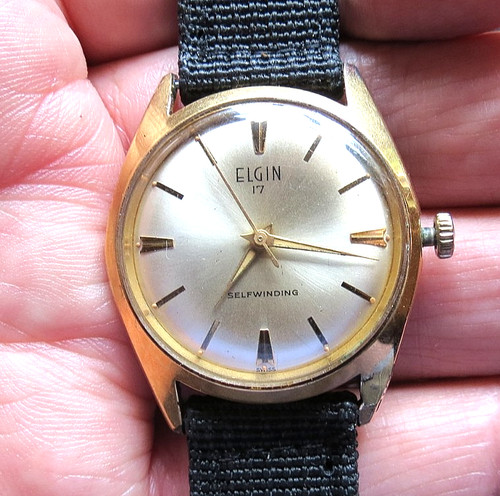 Vtg swiss men j elgin - men's, 17'j