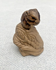 Vintage POOLE POTTERY Stoneware, Brown  Field Mouse on an Ear of Wheat