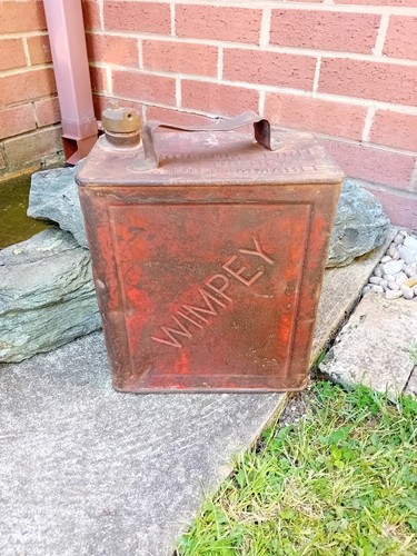 Vintage gallon petrol can - vintage,