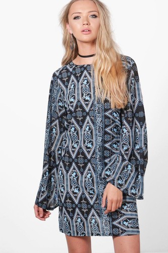 Boohoo alice blue paisley - boohoo,