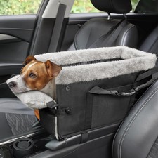 Center Console Small Dogs Washable Foldable Console Booster Dog Car Seat