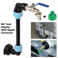 Ibc tank gooseneck outlet - 3/4",