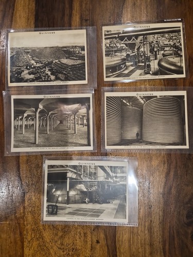 Guinness brewing postcards - brewing, x5