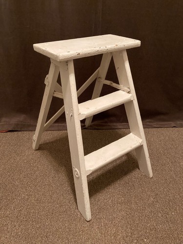 Vintage hardwood painted white - hardwood,