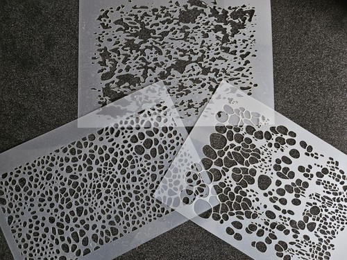 Organic cells stencils - organic,