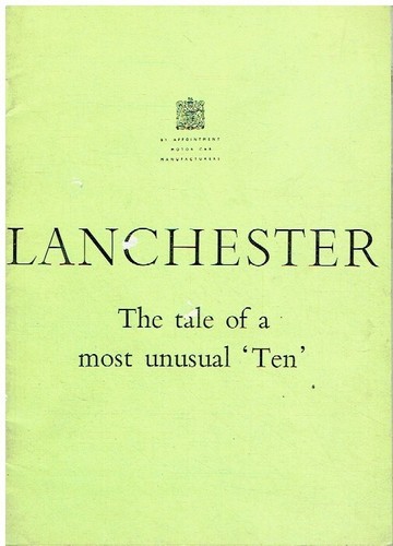 Lanchester ten saloon - ten,