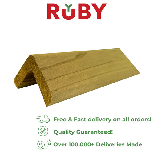 Redwood corner trim pressure - redwood,