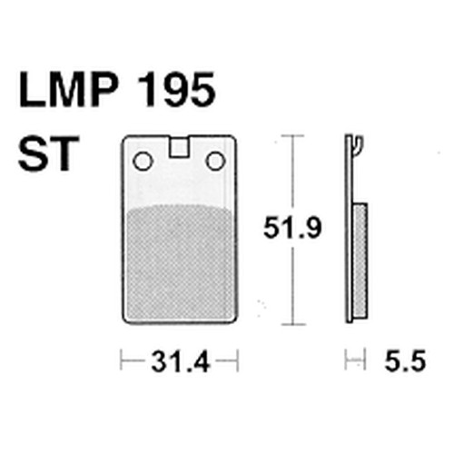 Athena brake pads - brake, 260