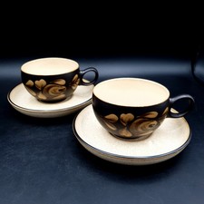 Vintage Denby Cup & Saucer x 2