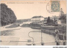 Aadp9-21-0816 - Montbard - View of the Burgundy Canal - Barge