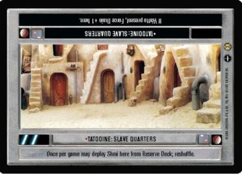 Tatooine slave quarters star - slave,