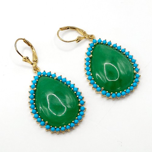 Gold 925 sterling - 925, jade