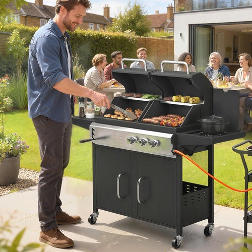 Burner hybrid dual - burner,