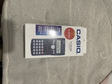 Casio FX-82MS Scientific Calculator Black No cover -Tested & Working- Read DESC