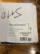 Aqualisa Aquastream Thermostatic Power Shower - Satin Chrome 813.40.01