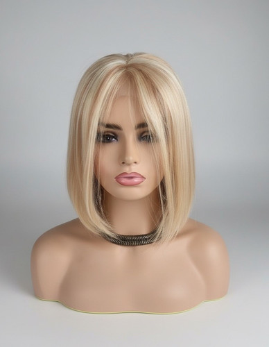 Allie blonde highlights bob - blonde,
