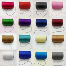 0.5/0.8/1.0/1.5/2.0mm Waxed Cord Necklace Rope Bead For Jewelry Making DIY