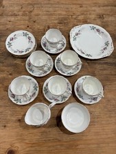 Paragon Bridal Rose Bone China Tea  Set
