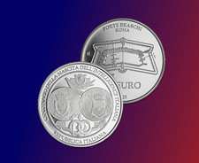 ITALIA 2025 INTELLIGENCE ITALIANA MONETA 5 EURO ARGENTO PROOF tiratura n. 3000