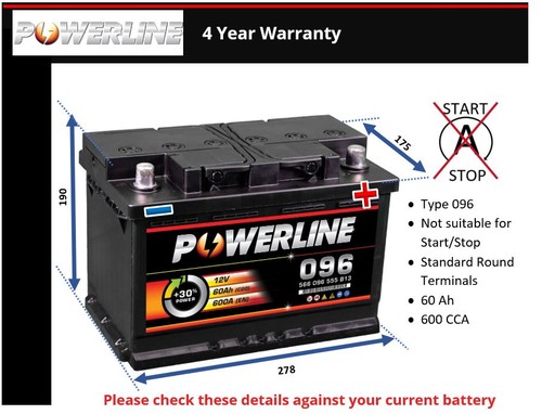 Battery fits land rover - fits,