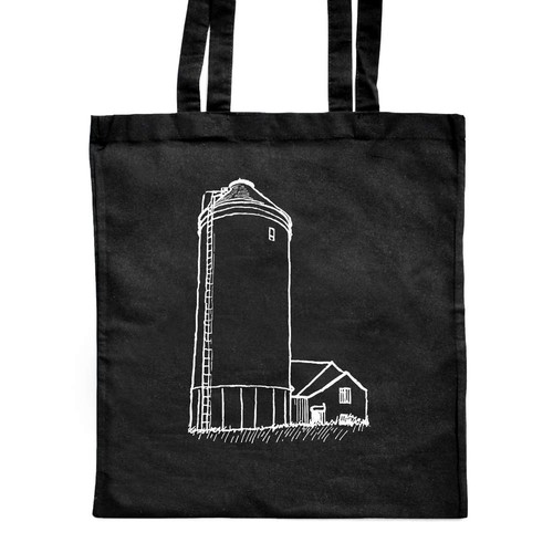 Grain silo classic black - 'grain,