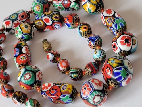 Vintage graduated millefiori - vintage,