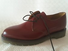 LADYS SIZE 6 CHERRY RED TREDAIR SHOES, LEATHER, MADE IN ENGLAND,TOP QUALITY
