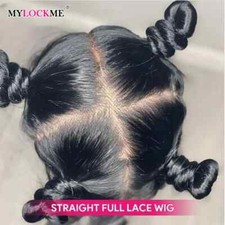 Transparent HD Lace Wig Brazilian Straight 13x4 13x6 Lace Front Wigs Remy Hair