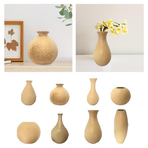 Wooden flower vase - wooden, pot