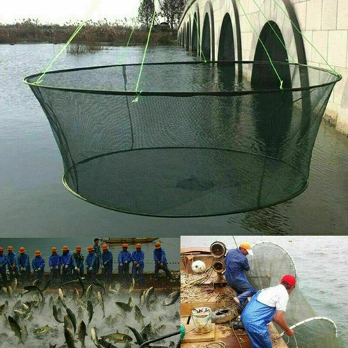Foldable drop net - foldable, fishing