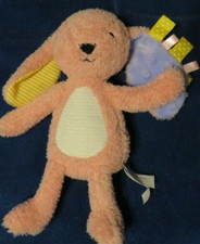 Sensory Snuggables Pink Security Snuggle Bunny Plush Crinkle Toy 