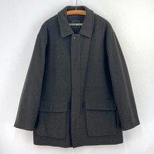 Brook Taverner Tweed Coat Mens 48R Green Cashmere Wool Shooting Field Jacket