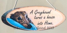 Greyhound dog art painting