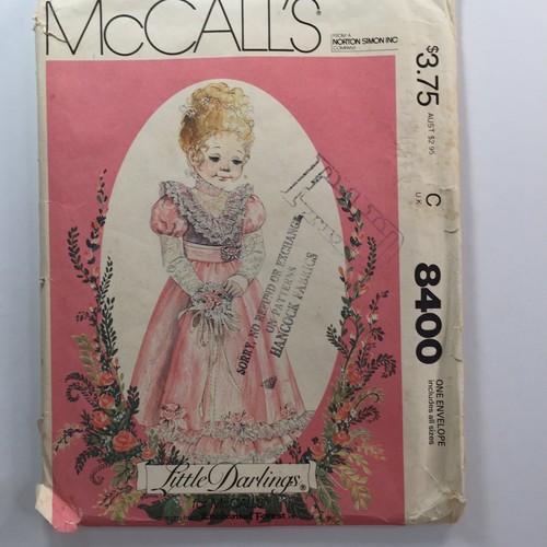 Mccall 8400 little darlings - mccall,