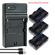 NP-FM500H Camera Battery or Charger For Sony DSLR A100 A200 A300 Alpha A900 A58