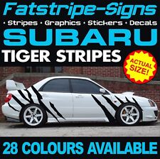 to fit SUBARU IMPREZA TIGER STRIPES GRAPHICS STICKERS DECALS WRC WRX STI ESTATE