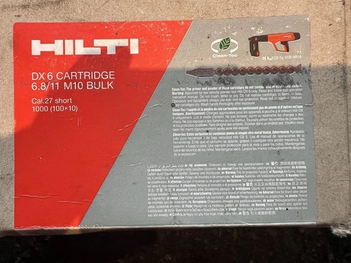 Hilti dx6 cartridges 11 - cartridges, 6.8/11