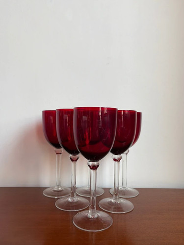 Vintage ruby red - 6x,