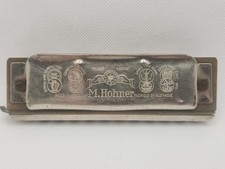 Vintage Hohner Chromatic Harmonica, Model 260, ca. 1940s 