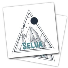 Vinyl stickers selva - 2x,