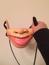 Ventriloquist Human Puppet Half Mask - BIGLIPS