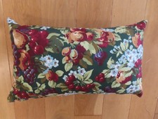 LAURA ASHLEY  Vintage -RARE GREEN- 'Reubens'  - PAIR - 20 x 12”  Cushion Covs.