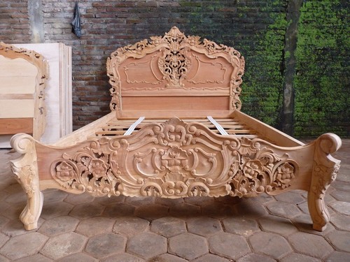 Single size mahogany french - mahogany,