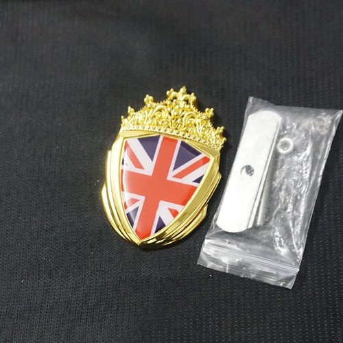 Golden chrome flag - golden,