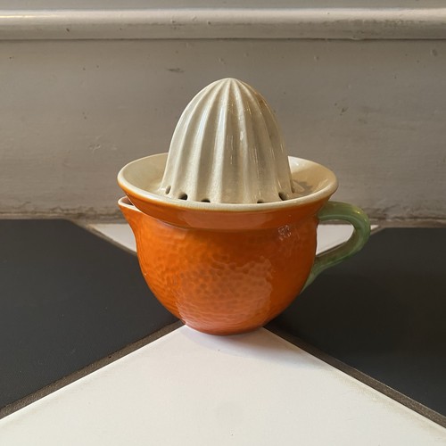 Vintage orange squeezer jug - vintage,
