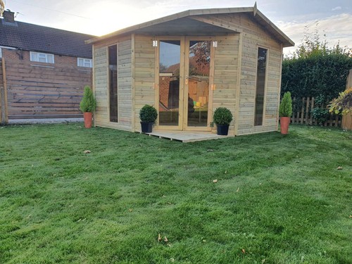 Summer house garden - house, room