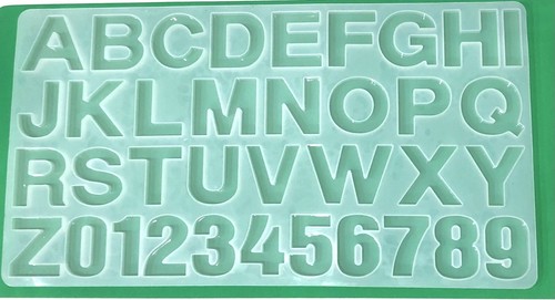 Large alphabet and numbers - alphabet,