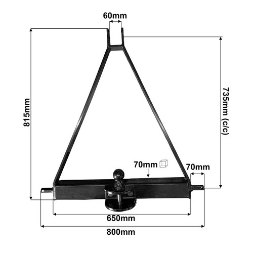 Frame point tow - frame,