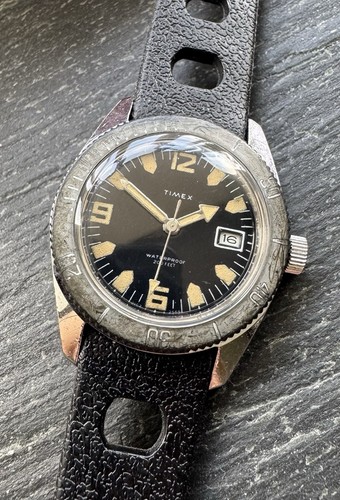 Rare vintage timex skin diver - skin,