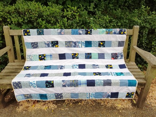 Patchwork quilt blanket throw